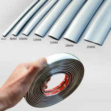 5M Universal Chrome Car Moulding Trim Strip car Door Edge Scratch Protector ..