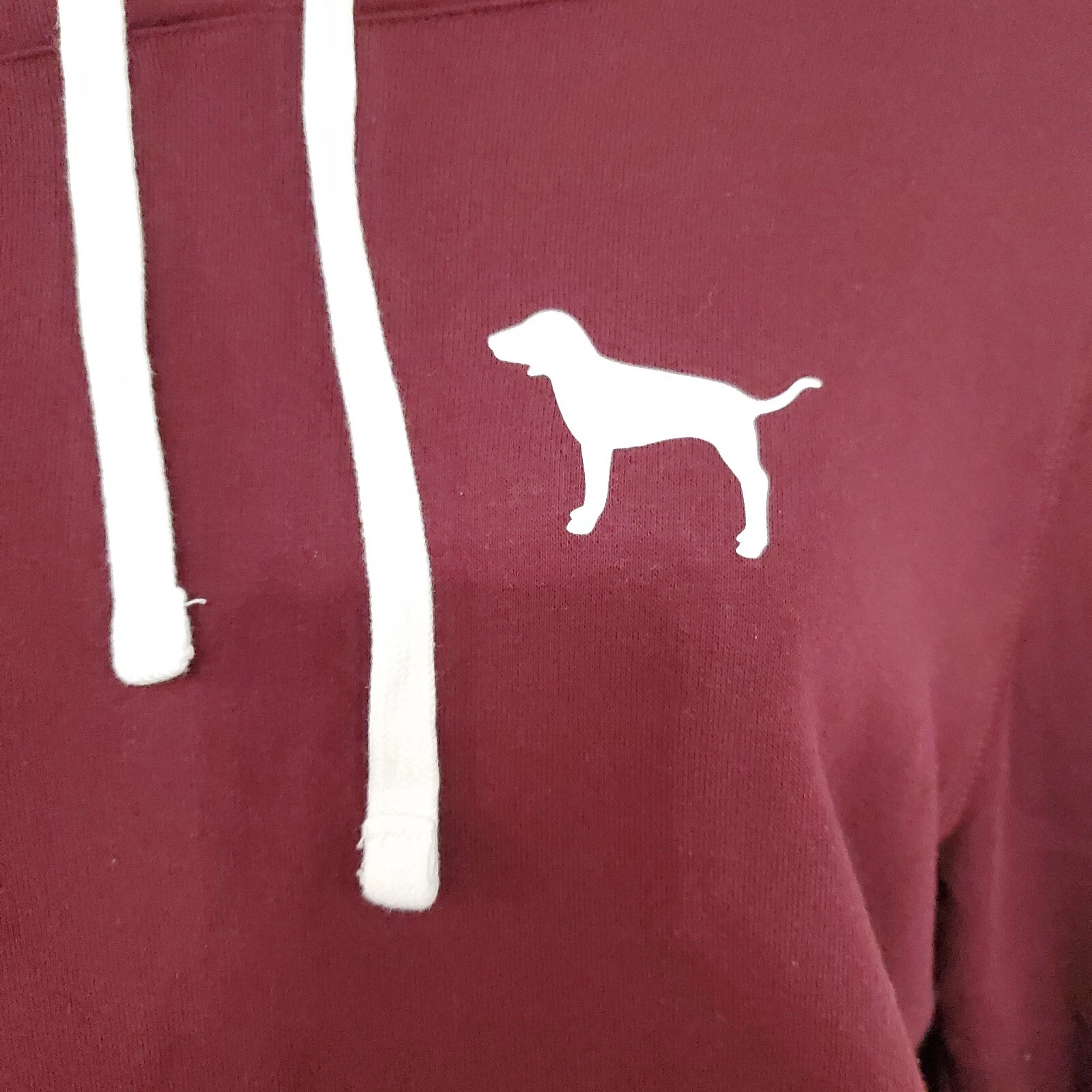 UNDERCOVER Felpa con cappuccio maglione Victoria Secret rosa perfetto preparazione cane prugna comoda