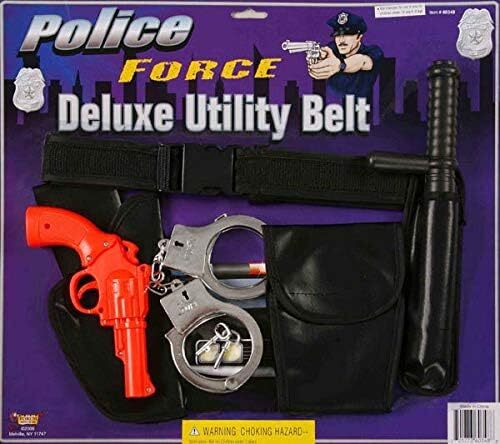 Police Force Deluxe Utility Belt Fancy Dress Halloween Child Costume Accessory - Picture 1 of 1
