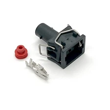 VW Audi 1-Pin Starter Plug Connector Terminal & Seal Mk1 Mk2 Mk3 Corrado Passat