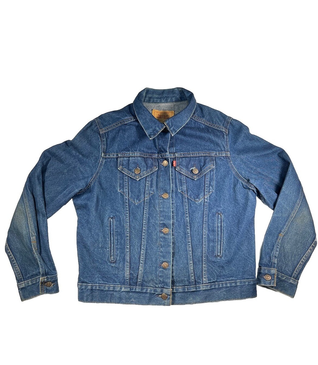 ジャケット・アウター VINTAGE Levi's 76581-0214 DENIM JACKET VTG 90s Levi's Dark Blue Denim Jacket 76581-0214 Made in USA