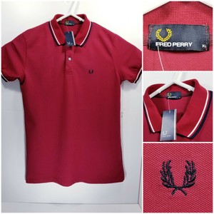 fred perry polo maroon