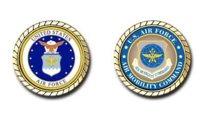 US Air Force Air Mobility Command Challenge Coin Officially Licensed
