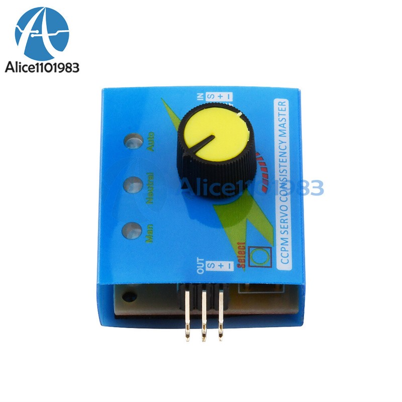 ESC / Servo Motor tester 3 Channels CCPM Meter Checker 4.8-6V for RC Helicopters