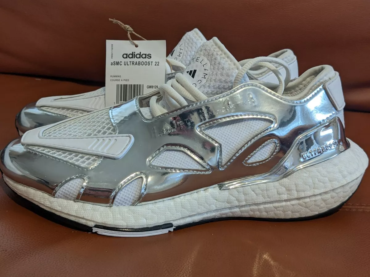 Adidas By Stella McCartney Ultra boost 22 Metallic Sneakers Women Size 7 1/2