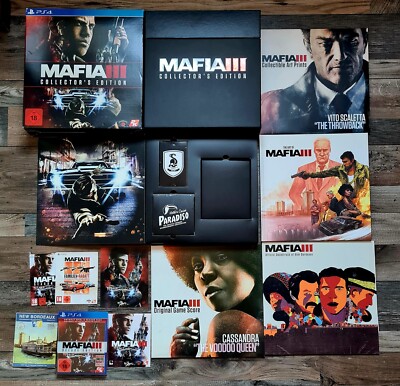 Mafia 3 III Limited Special Collectors Edition PS4 