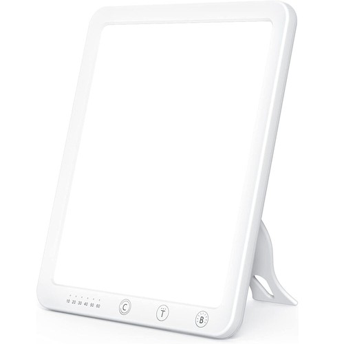 Vollspektrum Therapie-Tageslichtlampe 10000 Lux UV-Frei Timer USB-C Tragbar Weiß - Bild 17 von 17