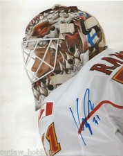 Calgary Flames Karri Ramo Autographed Signed 8x10 NHL Photo COA D