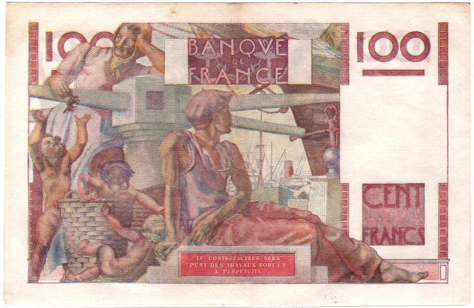 Mazuma *F2470 France 1952 100 Francs 1075961672 GEF-AUNC - Image 2 of 2
