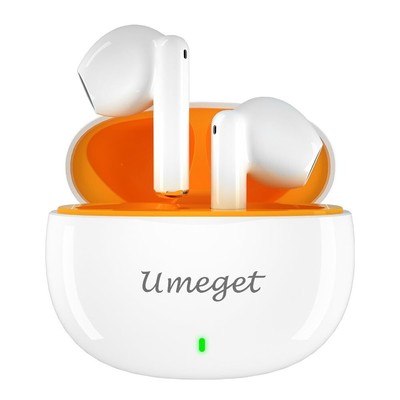 UMEGET TWS Earbuds Half in Ears ENC Wireless Bluetooth EarphonesDual Mics in ...