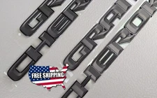 Fit for 2017-2021 Jeep Grand Cherokee Side Doors Black Nameplate Emblem 2 Pairs