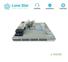 Cisco WS-C3850-48PW-S 48-Port PoE IP Wireless LAN Switch-Lifetime Warranty