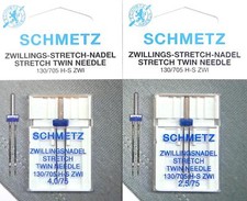 Schmetz 2 x Stretch Zwillingsnadel 130/705 1 ...