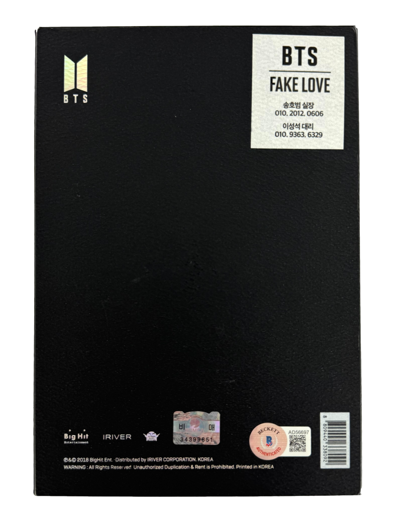 BTS Bangtan Boys Signed Autograph Love Yourself Tear CD Set