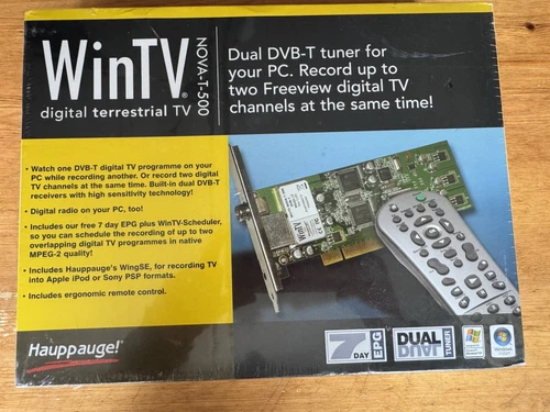 Hauppauge WinTV-NOVA-T-500 DVB-T Model 289 : New & Unopened