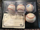 John Smoltz, Glavine, Maddux, & Chipper Jones Autographed  Baseballs