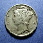 1920 Mercury Dime  XF