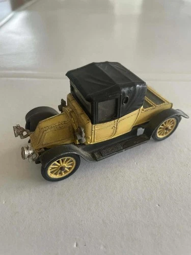 Corgi Classics 1960'S 1:43 1910 Renault 12/16 Diecast Car Vintage Yellow Black