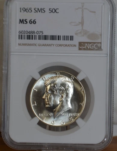 1965 Silver Proof Kennedy Half Dollar NGC MS66 Gem Proof