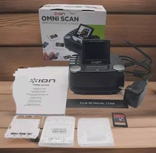 ION OMNI SCAN Stand-Alone Image and Slide Scanner Works Complete & Clean, Tested
