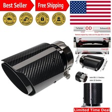 Stylish 3" Inlet 4" Outlet Polished Exhaust Tips for Enhanced Vehicle Aesthetics