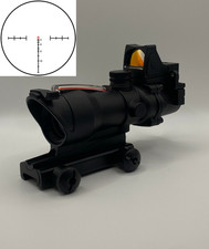ACOG 4x32 + RMR Reddot Zoom Scope Combo Red dot Repro Replica Clone