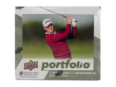 2024 UPPER DECK PORTFOLIO GOLF HOBBY BOX - BRAND NEW - FREE SHIPPING    