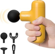 HEYCHY Super Mini Massage Gun Deep Tissue, Handheld Muscle mini, Yellow