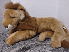 Vintage Fiesta Lion Plush Jumbo 21 Realistic ...