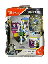 NEW Monster High Mega Construx Frankie Stein Fright Roast Cafe Set - Box Damage