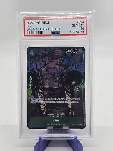 One Piece 2023 Gin Pillars Of Strength OP03-024 Alt Art PSA 10