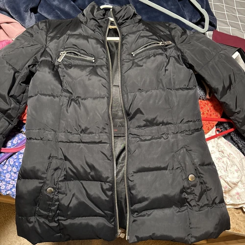 Cappotto imbottito piumino nero donna Michael Kors Taglia S