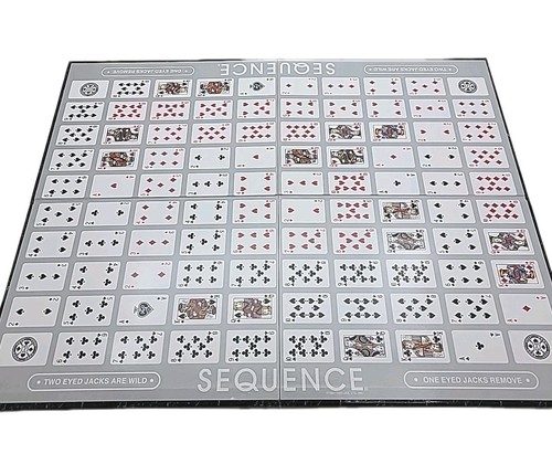 Sequence Replacement Game Board – Folding Board Only Jax Strategy Game - Picture 1 of 2