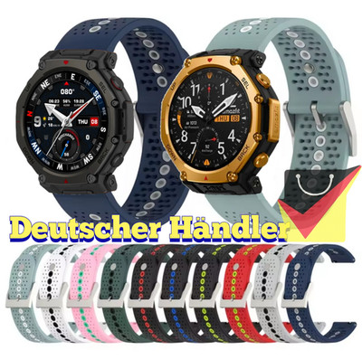 Silikon Armband für Amazfit T-Rex 3 PRO 48mm, Sport Strap, Watch Smartuhr Band