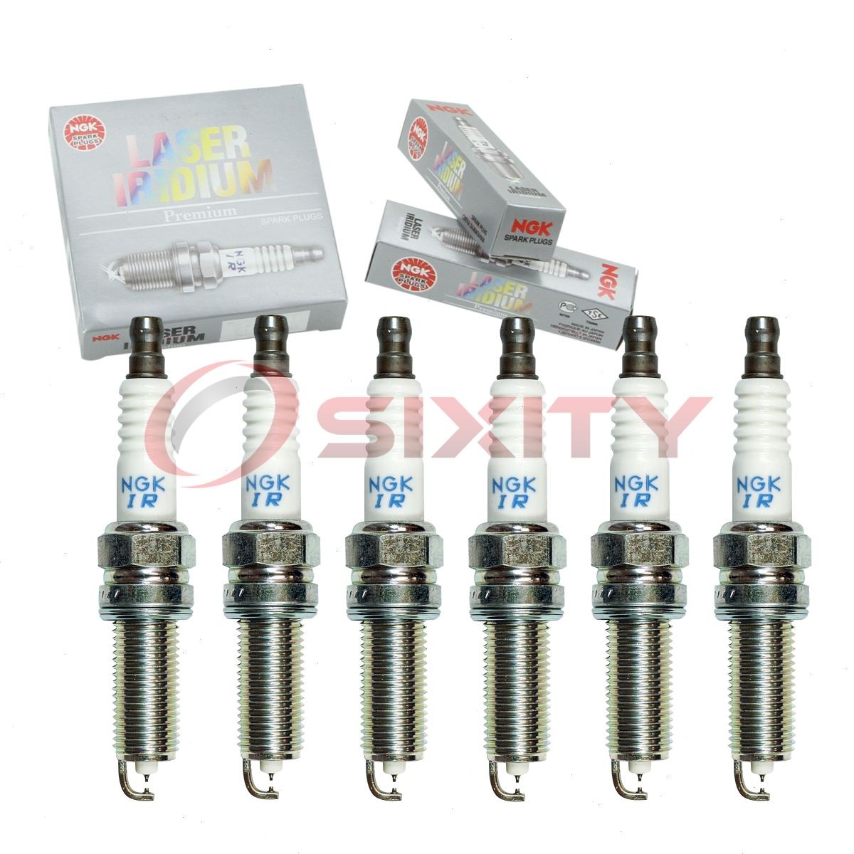6 pc NGK 93199 DILKR6C11 Laser Iridium Spark Plugs for FXU16HR11 3478 jl