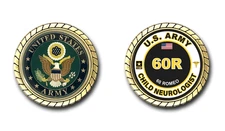 US Army 60R Child Neurologist MOS Challenge Coin