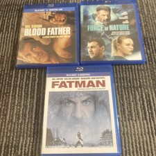 Fatman + Force Of Nature + Blood Father (Blu-ray, Mel Gibson)