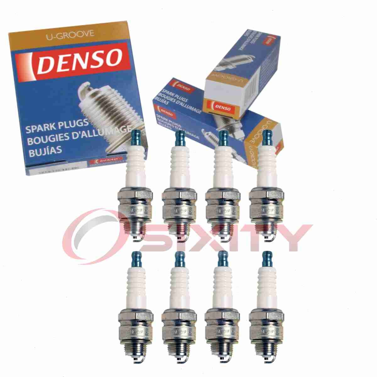 8 pc Denso Standard U-Groove Spark Plugs for 1960-1966 Pontiac Star Chief kh