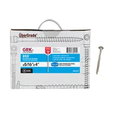 GRK Fasteners RSS™ 305 Stainless Steel 5/16 x 4 Inch, Structural Outdoor