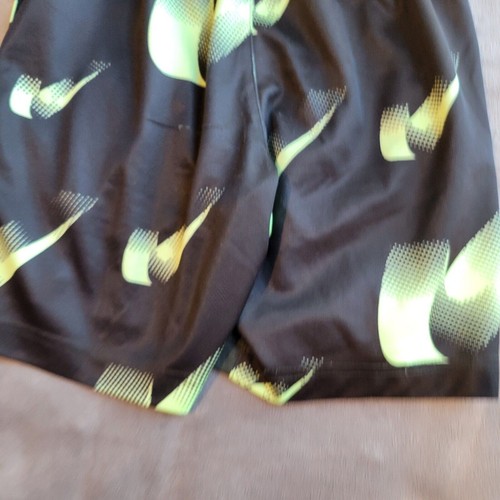 Nike Dri-Fit Boys Basketball Shorts Size XS Long Black Comfort Stretch Pull On - Picture 9 of 10
