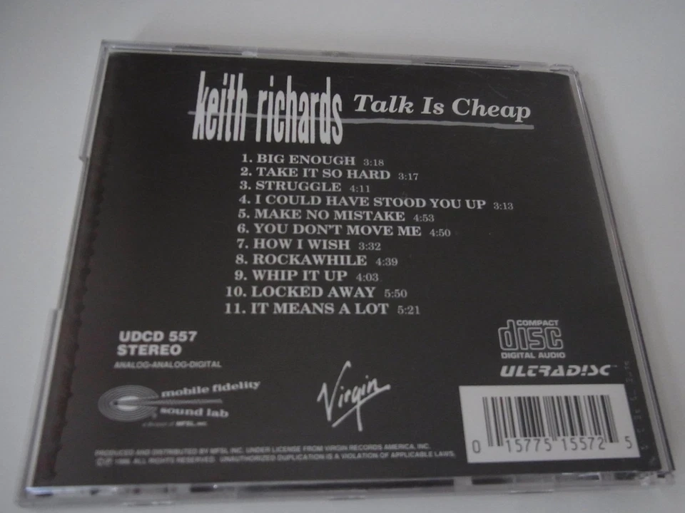 Keith Richards   /  Talk is Cheap    MFSL  CD   ( 24 Karat Gold )  Japan - Bild 2 von 4