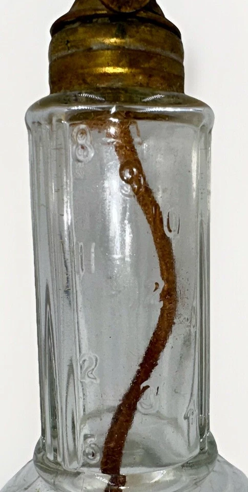 Lámpara de aceite indicadora Grand Val's Time miniatura Pride of America con pantalla de colmena Foto 2 de 4