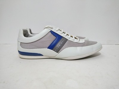 Hugo Boss Spacit Low Men's Size EU 45 US 11.5 / 12 White Blue Shoes Casual