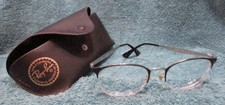 Ray-Ban RB6422 2997 51 19 140 Black Silver Half Rim Round EYEGLASSES with CASE