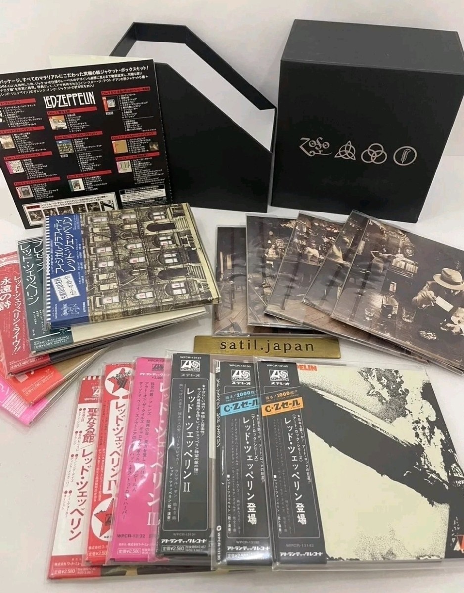 【５枚まとめ売り】Led Zeppelin ＬＰレコード Led Zeppelin – Led Zeppelin II Japan LP with poster and obi