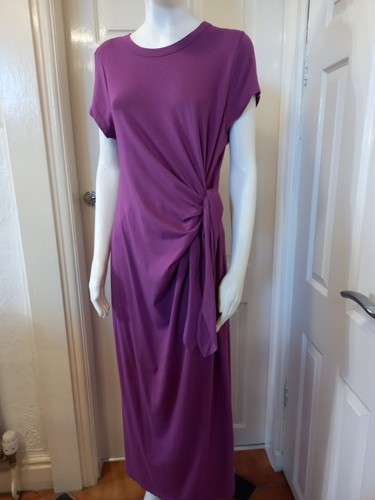 Peruvian Connection Angelina, Violet Jersey Dress Size XL - Picture 3 of 9