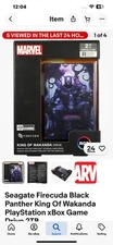 Seagate Firecuda Black Panther King Of Wakanda PlayStation xBox Game Drive 2TB