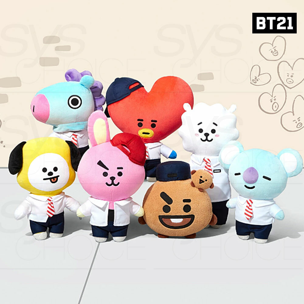 BTS BT21 Official Authentic Goods Afterschool Plush Standing