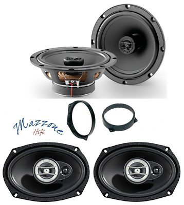 Focal Set 4 Lautsprecher Für Mini One Cooper R50-R53 E Cabrio Fassun Vorderseite