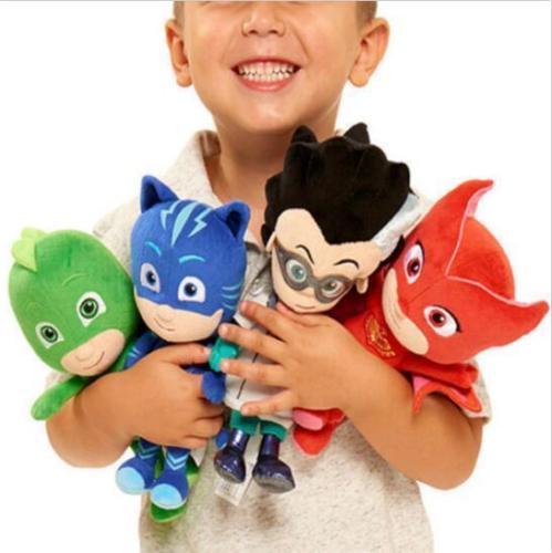 Eulette Spielzeug 8" PJ Masks Figuren Hauptquartier Plüsch Catboy Gecko Gift. - Bild 1 von 6